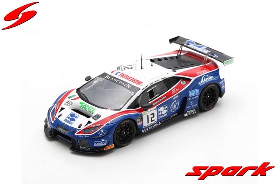Lamborghini Huracán GT3 Ombra Racing #12 24H Spa 2018 - 1:43 - Spark van Lamborghini