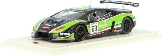 Lamborghini Huracán GT3 Spark Modelauto 1:43 2017 Mirko Bortolotti / Christian Engelhart / Andrea van Lamborghini