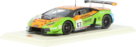Lamborghini Huracán GT3 Spark Modelauto 1:43 2018 Mirko Bortolotti / Andrea Caldarelli / Christian van Lamborghini