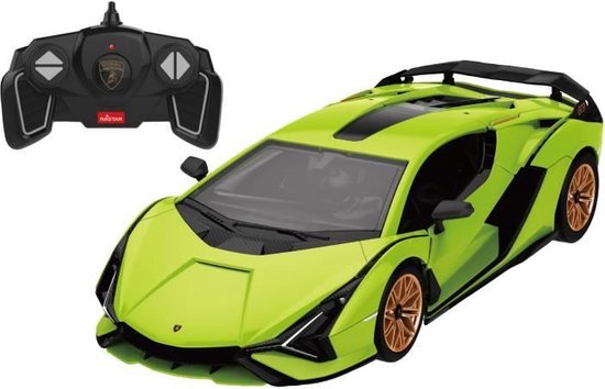 Lamborghini Sian bouwpakket - TURBO CHALLENGE - Auto met afstandsbediening - Groen - 1/18 van Lamborghini