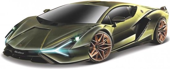 Lamborghini Sian FKP 37 2019 1:18 groen metallic/goud modelauto schaalmodel van Lamborghini