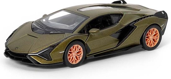 Lamborghini Sián FKP 37 (Groen) (12 cm) 1/36 Kinsmart - Modelauto - Schaalmodel - Model auto van Lamborghini