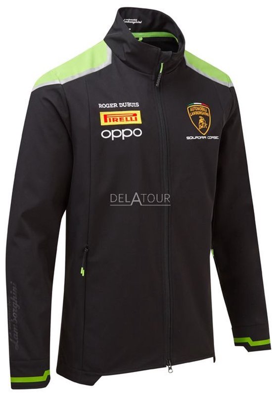 Lamborghini Squadra Corse Men Softshell Jacket Medium van Merkloos