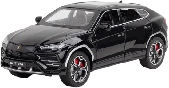 Lamborghini Urus (Zwart) (22 cm) 1/24 Che Zhi - Modelauto - Schaalmodel - Miniatuurauto van Che Zhi