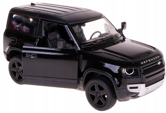 Land Rover Defender 90 Modelauto 1:36 Metaal - Zwart van Land Rover