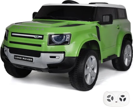 Land Rover Defender - Elektrische Kinderauto 12V - 1 tot 6 jaar - Groen van Land Rover