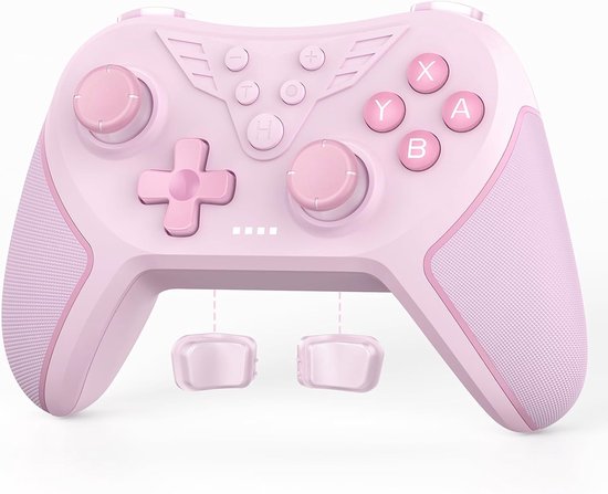 LATEC Controller voor switch, draadloze switch controller, compatibel met Switch Lite/OLED, Hall Joystick/programmeerbare knop/6-assige gyroscoop/instelbare vibratie/turbo-functie/beeldschermopname