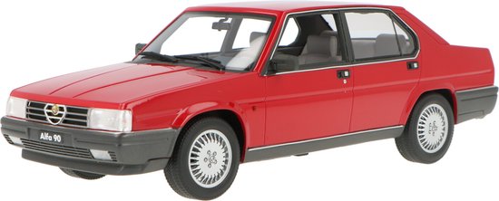 Laudo Racing modelauto schaal 1:18 - Alfa Romeo Alfa 90 rood van Laudo Racing
