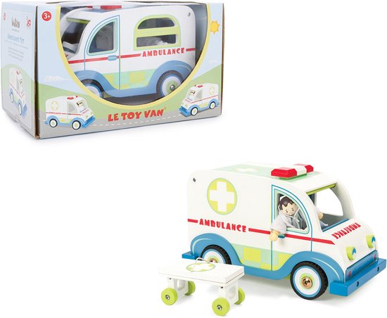 Le Toy Van Speelset Auto's Ambulance set - Hout van Le Toy Van