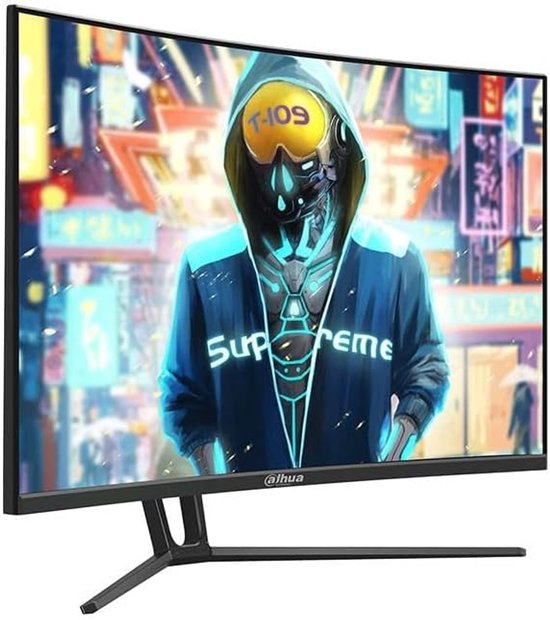 LED Gaming Monitor - Gebogen Computerscherm - Immersief Gamen - 165 Hz FreeSync - 31.5 Inch FHD - Zwart van Merkloos