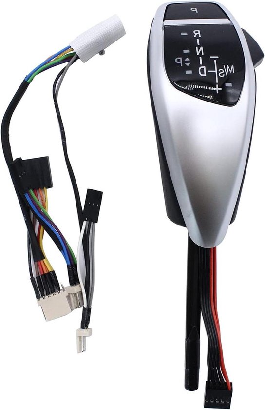 LED Schakelpook - Versnellingspook Upgrade - Auto Interieur - Geïntegreerde Indicator - Linksgestuurd - Zilver