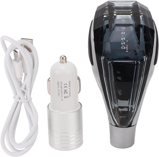 LED Versnellingspook - Kristallen Pook - Interieur Personaliseren - Touch Geactiveerde Kleuren - M12 M10 M8 - Multicolor van Merkloos