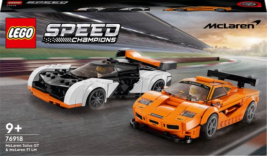 LEGO Speed Champions McLaren Solus GT & McLaren F1 LM Set - 76918 van LEGO
