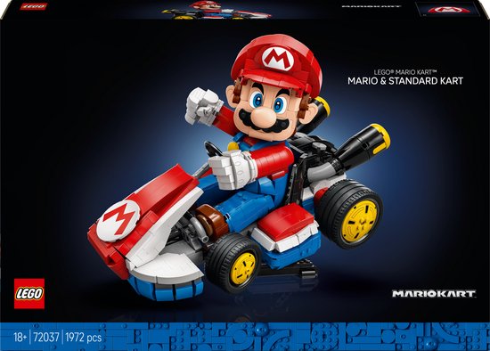 LEGO® Super Mario™: Mario Kart™ – Mario en Standaardkart - 72037 van LEGO