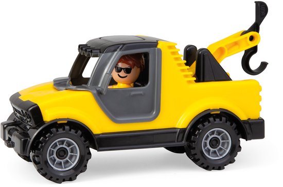 Lena speelgoed takelwagen - robuuste truck voor kinderen. van Merkloos