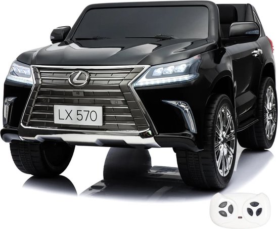 Lexus LX570 - Elektrische Kinderauto - 2 persoons - 12V - 2 tot 7 jaar - Zwart van Lexus