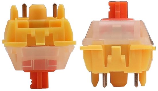 Lineaire Mechanische Toetsenbord Schakelaars 90 Stuks - 50g Activering - Voorgesmeerd - 5-Pin voor Gaming en Typen