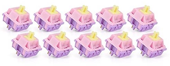 Lineaire RGB 5-Pin Switchen voor Mechanisch Gaming-toetsenbord (10 Stuks)