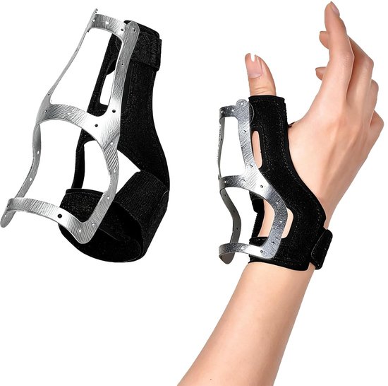 links/rechts, verstelbare en ademende duimbandage voor artritis, peesontsteking, weke delenletsels, verstuikingen - Universele duimspalk met duimzadelgewrichtsteun