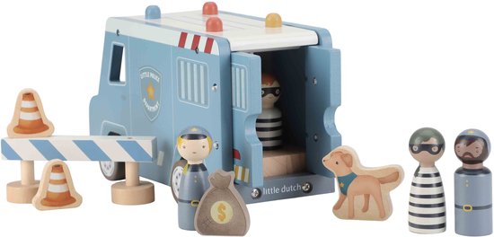 Little Dutch Politiebus FSC. van Merkloos