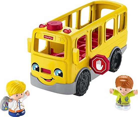 Little People School Bus - Multilingual Musical Toy for Toddlers from 1 Year Old van Merkloos