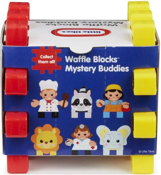 Little Tikes waffle blocks speelgoed series 2 - Blauw / Rood / Multicolor - Kunststof - 9 x 9 x 9 cm - Speelgoed - Cadeau van Little Tikes