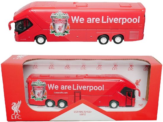 Liverpool FC Team Bus van SoccerStarz