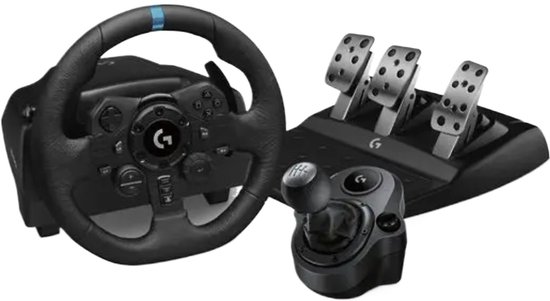 Logitech G G923 SE Zwart USB 2.0 Stuur + pedalen + joystick PC, PlayStation 4, PlayStation 5 van Logitech
