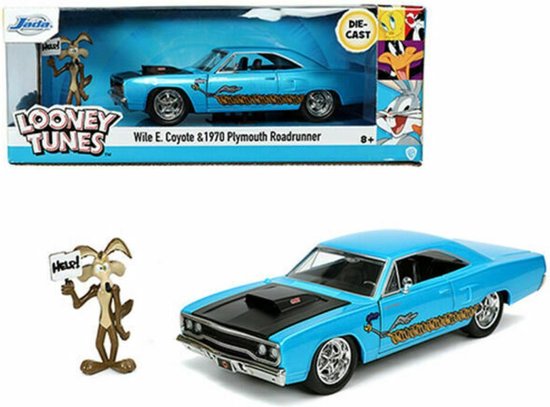 Looney Tunes Wile E. Coyote & Plymouth Road Runner 1970 van Merkloos