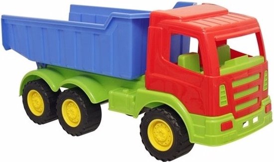 Luxe grote kiepwagen rood 70 cm van Polesie