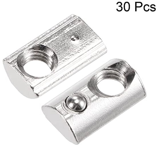 M5 T-groove spring nut for 2020 series aluminum extrusion profile 6mm slot