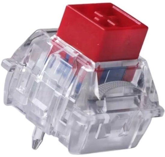 Magnetische Schakelaar - Hall-Effect Switch - Gaming Prestaties - Zachte Veerkracht - 30 Stuks - Transparant van Merkloos