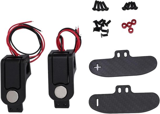 Magnetische Schakelpeddels - Stuurwiel Peddels - Sim Racing - Directe Schakel Feedback - 9 x 8 x 5 cm - Zwart