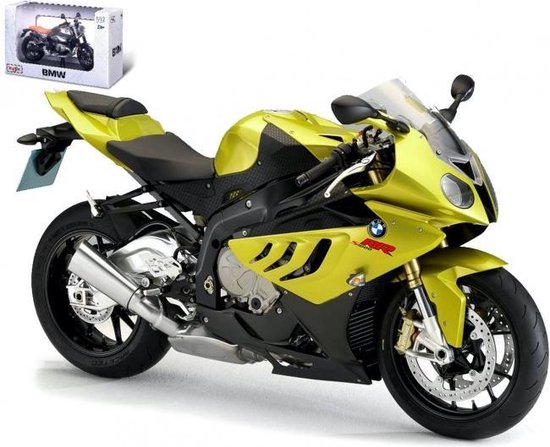 Maisto BMW S1000RR groen/zwart modelauto schaalmodel 1:18 van Merkloos