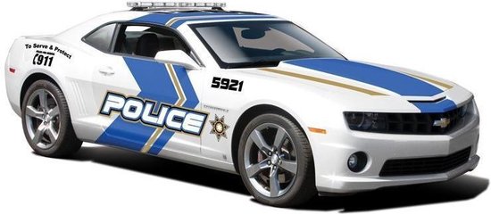 Maisto CHEVROLET CAMARO SS RS POLICE 2010 wit schaalmodel 1:24 van Maisto