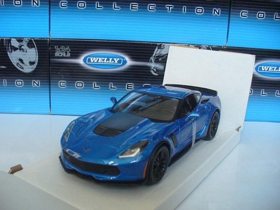 Maisto CHEVROLET CORVETTE Z06 2015 blauw schaalmodel 1:24 van Maisto