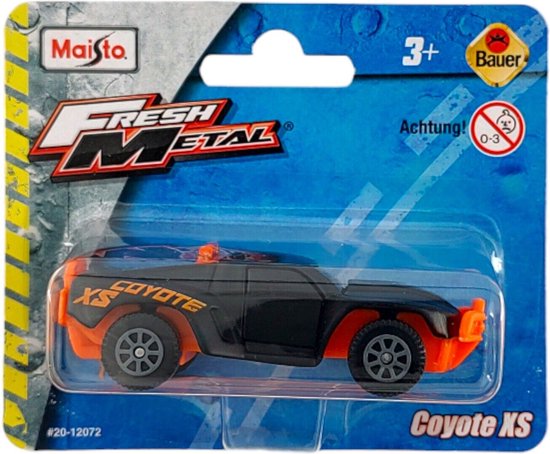 MAISTO COYOTE XS BLACK/ORANGE 1:64 FRESH METAL BAUER van Maisto