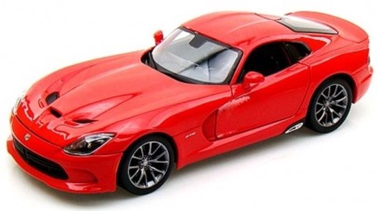 MAISTO DODGE VIPER SRT GTS 2013 1:18 - rood van Maisto