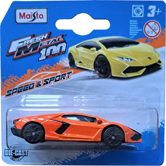 MAISTO FRESH METAL LAMBORGHINI REVUELTO ORANGE 1:64 van Maisto