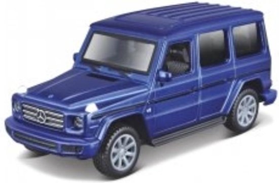 Maisto Mercedes Benz G-CLASS 'PULL-BACK' blauw metalic schaalmodel 4,5" van Maisto