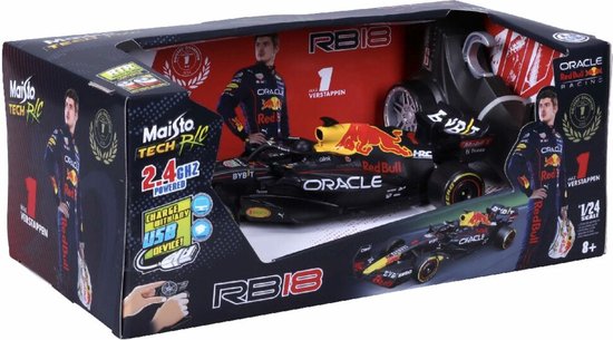 Maisto Red Bull Max Verstappen RB18 1:24 RC van Maisto