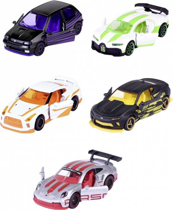 Majorette Auto Limited Edition 10, set van 5 Kant-en-klaar model Personenauto (model) van Majorette