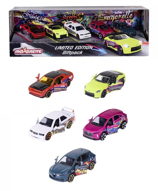 MAJORETTE - Geschenkverpakking - Geschenkverpakking SL 11 5Pcs - Verzamelvoertuigen van Merkloos