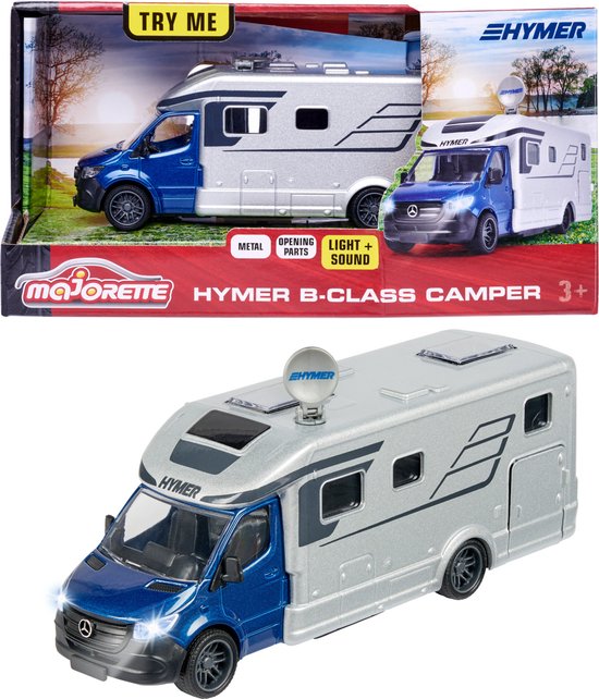 Majorette Grand Series Hymer B-Class Camper - Speelgoedvoertuig van Majorette