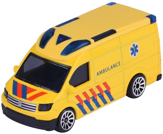 Majorette - speelgoedvoertuigen SOS - brandweer - Politie - Ambulance - 7,5cm van Majorette