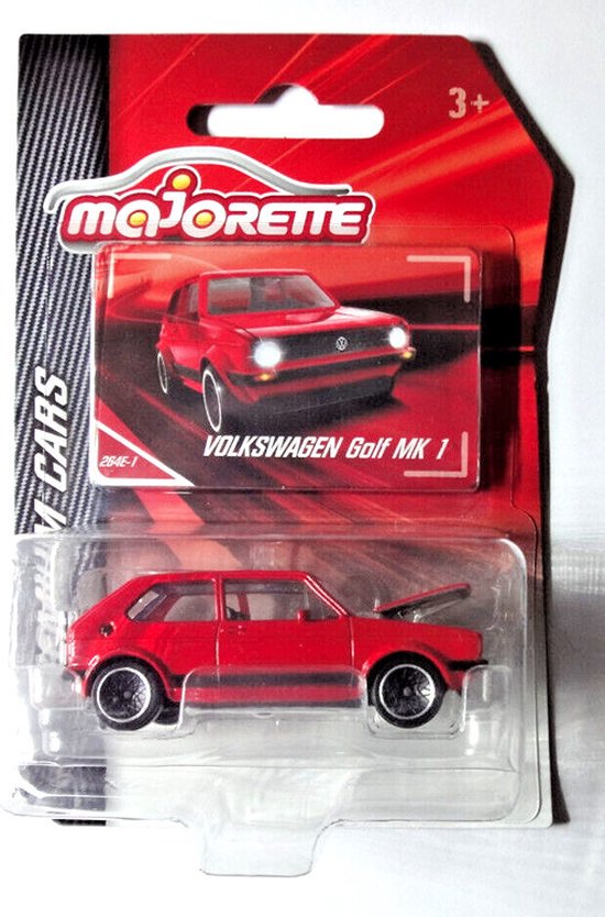 MAJORETTE VW GOLF MK1 VOLKSWAGEN VINTAGE RED (BK150724) van Majorette