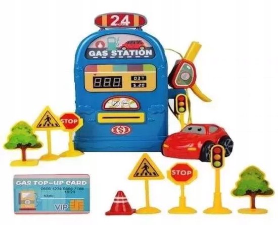Maksik Zelfbedienings Tankstation Speelgoed van Merkloos
