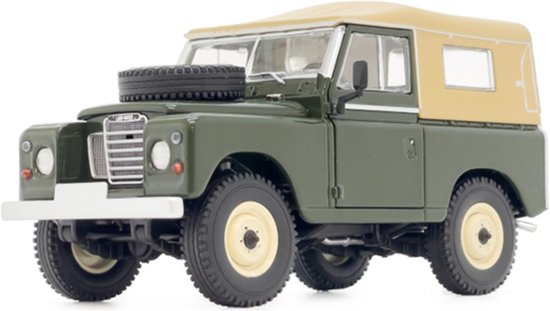 MarGe Models Landrover Series 3 88 softtop deep bronze green, schaal 1:32 van Merkloos