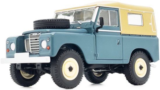 MarGe Models Landrover Series 3 88 softtop marine blue, schaal 1:32 van Merkloos