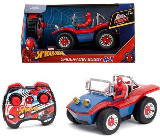 Marvel Spider-Man RC Buggy 1:24 van Carrera